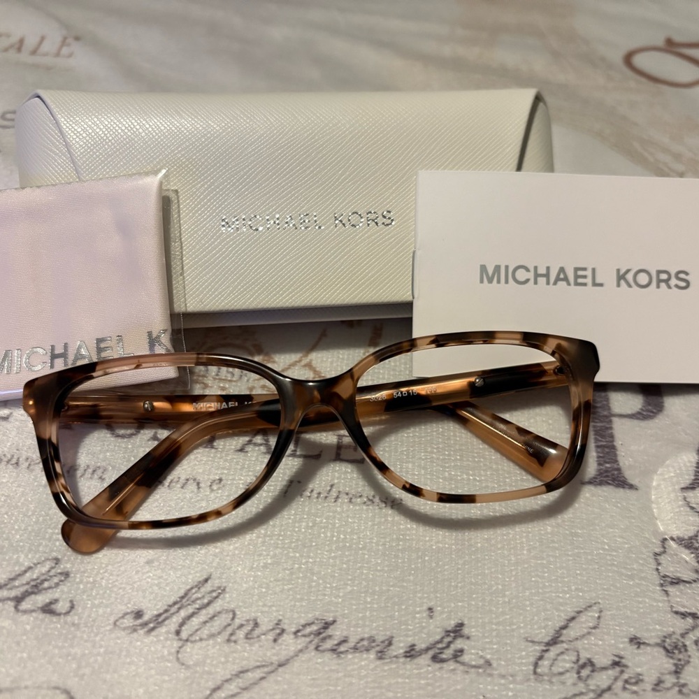 Michael Kors Brown Tortoise Shell Women's Glasses